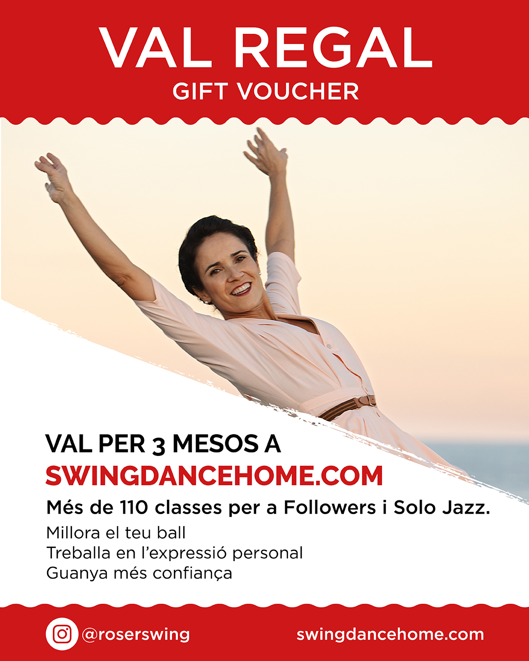 Swing Dance Home Voucher - 3 months - Catalan