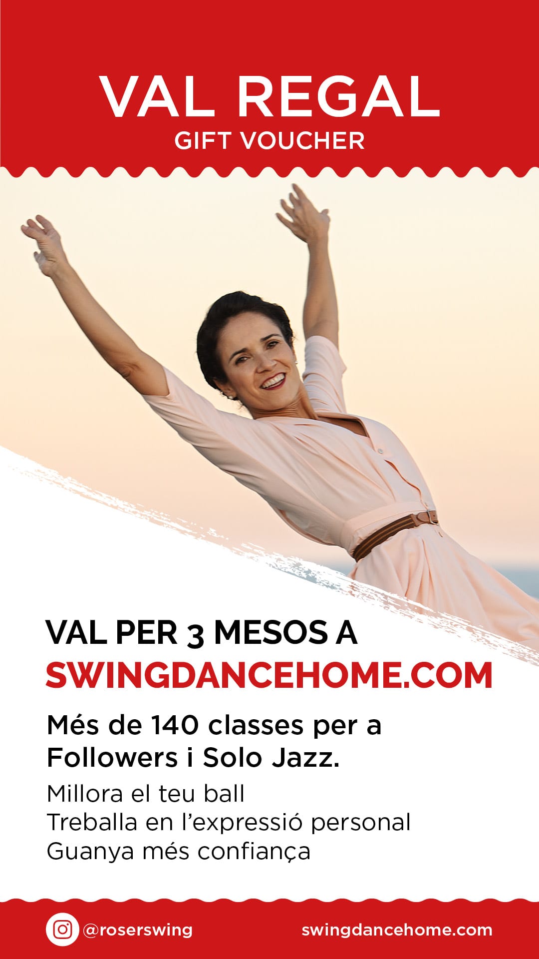 Swing Dance Home Voucher - 3 months - Catalan