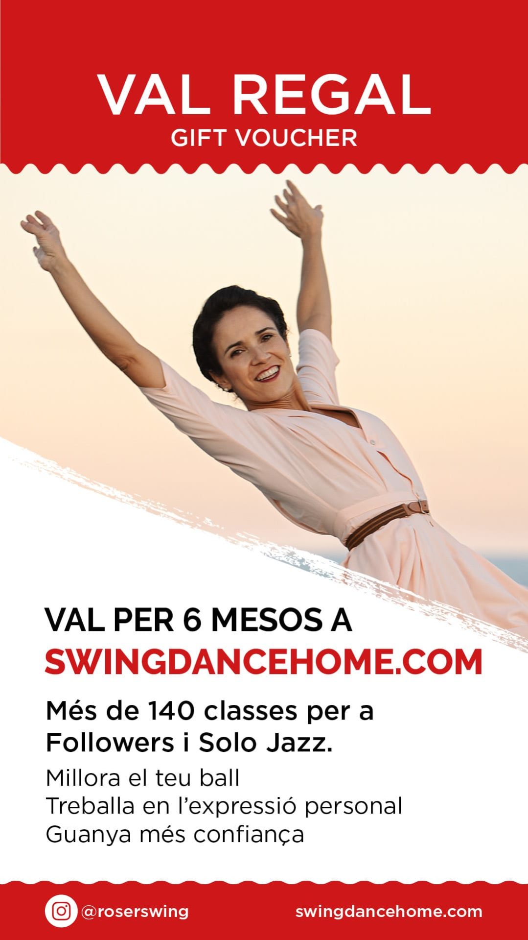 Swing Dance Home Voucher - 6 months - Catalan